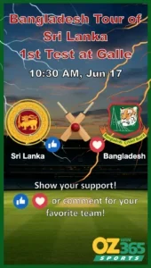 Bangladesh Tour of Sri Lanka 2025