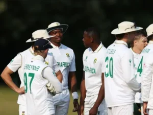 File photo of the South Africa team
